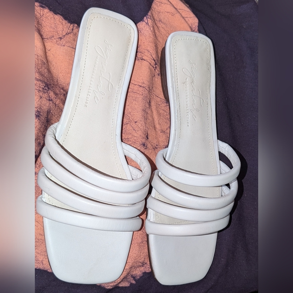 Signature Journee Collection Slide Sandals (New)